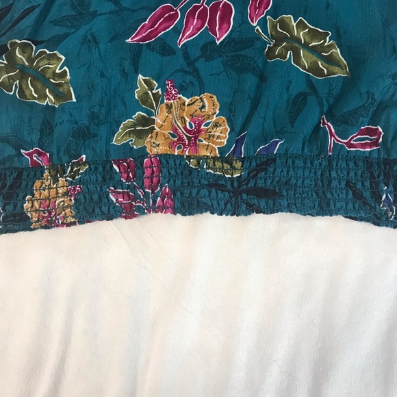 Alfred Dunner Short Sleeve’s Shirt Womens Sz 12 Color Green Floral Collared Neck - Picture 12 of 15